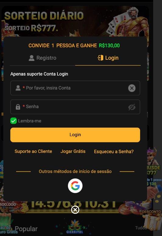 Aplicativo móvel BET368